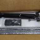 Tablet Floor Stand with 5LB Metal Base, Overhead Bed Phone Stand Angle Height Adjustable Holder, Universal Floor Stand Compatible with iPhone iPad Pro Air Mini, Samsung Tab, Kindle, E-Readers