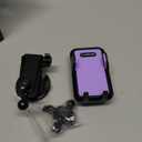 VANMASS 【85+LBS Strongest Suction & Military-Grade】2025 Ultimate Car Phone Mount【Patent Safety Certs】Cell Phone Holder Truck Stand Dashboard Windshield Vent for iPhone 16 15 Pro Max 14 Samsung, Purple