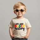 Juneteenth Shirts for Kids  Short-Sleeve T-Shirt for Boys & Girls, Ages 2-8, Celebrate Juneteenth Black History (Yellow)