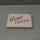 Hairro Human Hair Toppers For Women No Bang Middle Part Side Bangs Hair Clip Wispy Thin Short Wiglet Hairpieces 11 Inches 14g #02 Dark Brown