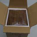 QEEIG Floating Shelves for Wall Bathroom Shelf Bedroom Kitchen Living Room Farmhouse Small Book Shelf 16 inch Set of 4, Brown (015-BN4)