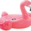 INTEX Pink Flamingo Inflatable Pool Float: Animal Pool Toy For Kids – 2 Heavy-Duty Handles – 88lb Weight Capacity – 70" x 53" – For Ages 3+