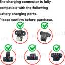 FLHFULIHUA 12 Volt Battery Charger for Kids Ride on Toys - Universal Charger for Best Choice Products Wrangler SUVKid Trax Dynacraft Kidzone Bumper, ETL Listed
