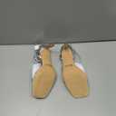 DREAM PAIRS Womens High Stilettos Heels Open Toe Square Sandals Ankle Strap Pumps Sexy Comfort Strappy Dress Shoes Party Wedding Heeled Sandals (7.5, Silver)