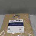 Sun Zero Easton Blackout Energy Efficient Grommet Curtain Panel, 40" x 95", Taupe(pack of 1)