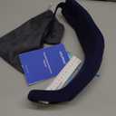 Velpeau Neck Brace for Neck Pain and Support - Soft Cervical Collar for Sleeping, Snoozing, Sleeping Upright, Anti-Snoring, Sleep Apnea for Women & Men (Blue, Enhanced Version, S: 10.5-11.5"/2.7