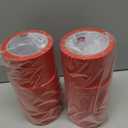 Juexica Construction Seaming Tape Red 3" x 55 Yards Sheathing Sealing Tape Underlayment for Foam Board Insulation, Vapor Barrier, House Wrap(6 Rolls)