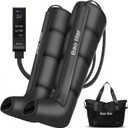 Leg Compression Massager,Professional Full Leg Sequential Pressure Boots, Air Compression Recovery System for Athletes - Circulation and Edema, RLS, Swelling, Pain Relief,9 Intensities 6 Modes