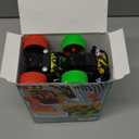 SevenQ Monster Truck Toys Cars for Boys, 4 Pack Race Cars Party Favors for Kids Push and Go Flip Stunt Pull Back Cars, Toddler Toys Classroom Prizes Christmas Goodie Bag Stuffers Birthday Gifts