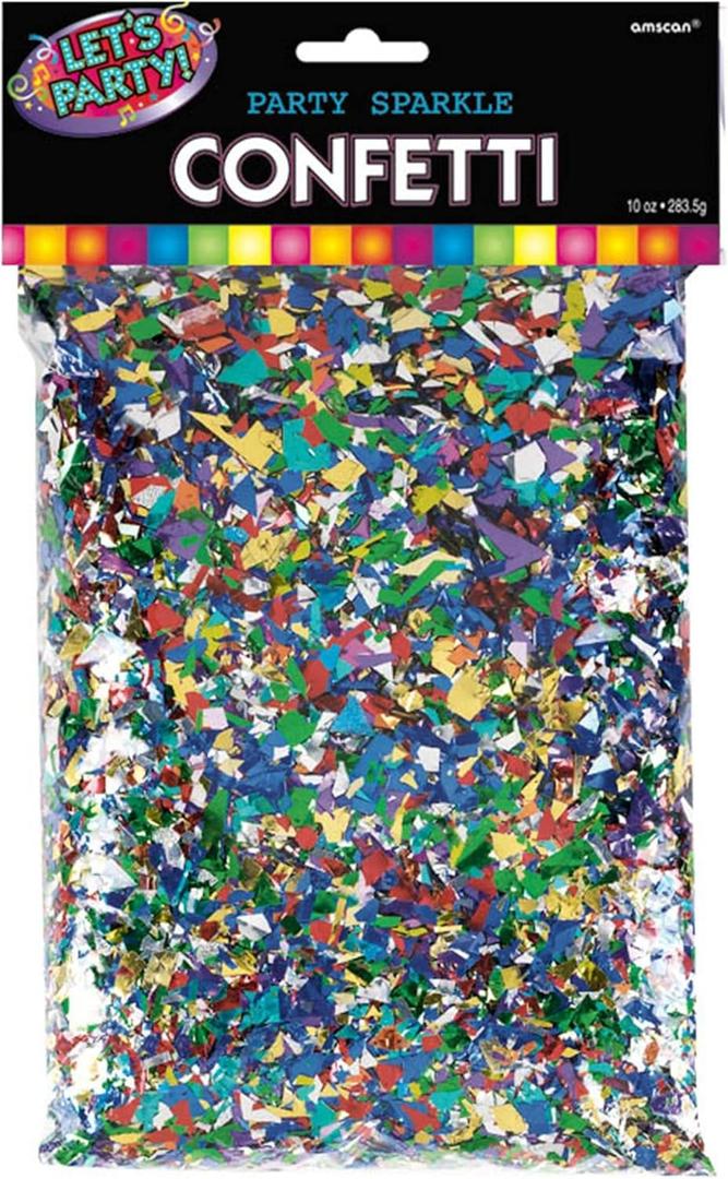 Sparkle & Shine Foil Scrap Confetti - 10 oz. (1 Pack) - Ideal for Celebrations & Decor