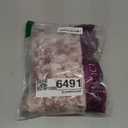 jinchan Floral Linen Tier Curtains 36 Inch Farmhouse Café Curtains Tie Top Botanic Drapes for Small Windows Over Sink for Kitchen Laundry Room Bathroom RV 2 Panels Red on Beige