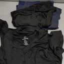 Real Essentials 5 Pack: Mens V-Neck Dry-Fit Moisture Wicking Active Athletic Tech Performance T-Shirt (X-Large)