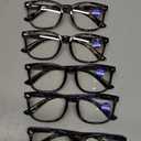 5 Pack Reading Glasses Blue Light Blocking for Women,Computer Readers with Spring Hinge, +3.25