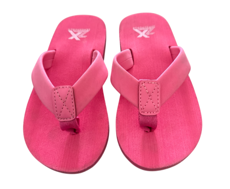 Zeroxposur Kid's Flip-Flops, Outdoor Footwear, Hot Pink, Kids Size 12/13
