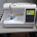 Brother SE700 Sewing and Embroidery Machine, Wireless LAN Connected, 135 Built-in Designs, 103 Built-in Stitches, Computerized, 4" x 4" Hoop Area, 3.7" Touchscreen Display, 8 Included Feet, White