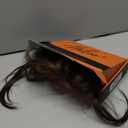 Haloo Brown Auburn Wigs with Bangs Long Wavy Layered Haircut Natural Looking Fluffy Synthetic Heat Resistant Hair Wig for Women Daily Party, 24 Inch Brown Mixed Auburn