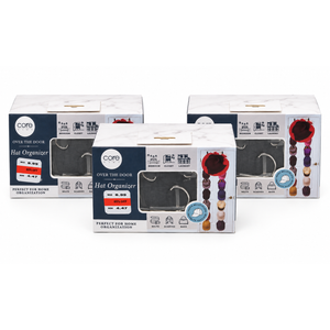 Over-the-Door Hat Organizers, 3-Pack, 2-Count Each