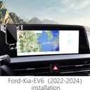 Car Phone Holder for Kia EV6 2022 2023 2024 Light Wind GT-Line GT Auto Interior Accessories Best Cell Phones Mount Cellphone Mobile Cradle Charging Navigation Bracket Screen Stand Accessory