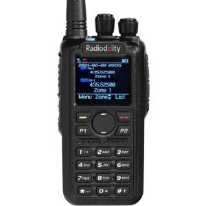 Radioddity GD-AT10G DMR Handheld Ham Radio 10W Digital Analog Long Range (UHF Only) with GPS APRS, 3100mAh Rechargeable Battery, Work with Hotspot