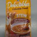 Hartz Delectables Stew Lickable Wet Cat Treats for Adult & Senior Cats, Chicken & Tuna, 1.4 Ounce (Pack of 12)(BB: January 7, 2027)