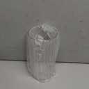Flower Vase, Non-breakable Vase for Flower, Ribbed Acrylic Vase, 4"W x 8"H Tall Clear Cylinder Vases for Centerpieces, Living Room, Dining Table, Office, Bookshelf Decoration Housewarming Gift