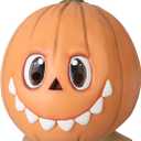 Halloween Pumpkin Head MaskNovelty Cute Scary Creepy Funny Accessories Props for Halloween Costume Masquerade Cosplay Party and Trick or Treat
