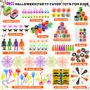 Halloween Party Favors, 240 PCS Halloween Toys Bulk for Kids, Halloween Goodie Bag Stuffers Fillers, Trick or Treat Gifts Exchange, School Classroom Carnival Game Prizes Toys Set