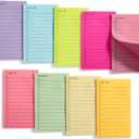 Mr. Pen- to Do List Sticky Notes, 3"x5", 360 Sheets, Assorted Colors, to Do List Notepad, Lined Sticky Notes