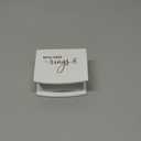 Lillian Rose White, Thee Wed Box Ring Pillow Alternative, 2.85x3.75x2.1 (RA520), 1 Count