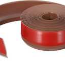 PATIKIL Peel and Stick Molding Trim for Walls, 16.4 Feet x 2 Inch Baseboard Trim Self Adhesive Wall Molding Trim Flexible PVC for Walls Home Protection Door Window Finishing Trim, Brown