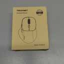 TECKNET Wireless Mouse Bluetooth 5.0/3.0 & 2.4G Rechargeable, Silent Clicks, Adjustable 4800 DPI, 6 Buttons, Ergonomic Design, Bluetooth Mouse for Laptop, Computer, ipad (Black)