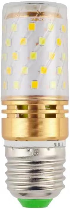 LED Bulb Super Bright 5000k Cold Summer lamp White LED Bulb E26/E27 Medium-Sized Basic 40W 40W Waterproof Spiral LED Corn Bulb 110V Voltage (12V-White Light)