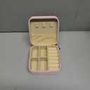 Travel Jewelry Case, Travel Jewelry Box, Mini Jewelry Travel Case, Jewelry Organizer Case, Portable Small Jewelry Organizer Storage Boxes - Best Gift for Women Girls
