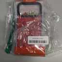 Bocasal Crossbody Wallet Case for iPhone 17 Pro Max, RFID Blocking PU Leather Zipper Handbag Purse Flip Cover, Kickstand Folio Case with Card Slots Holder Wrist Strap Lanyard 5G 6.9 Inch (Red)