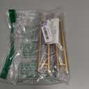 Ravinte 2 Pack Adhesive Cabinet Handles, Stick on Gold Cabinet Handles Peel and Stick Push Pull Helper for Kitchen Cupboard Window Sliding Closet Door Pulls - 8.35" Length