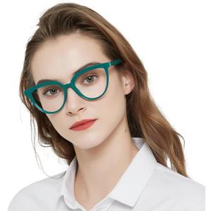 OCCI CHIARI Cat Eye Reading Glasses for Women Fashion Ladies Readers 1.0 1.25 1.5 1.75 2.0 2.25 2.50 2.75 3.0 3.5 (Green)