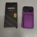 BXYJY for iPhone 17 Pro Max Wallet Case with Camera Cover Kickstand, Card Holder (35 Cards), Military Grade Protection, Heavy Duty Women Men Phone Case for iPhone 17 Pro Max 6.9" 2025, Dark Purple