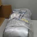 Heavy Duty Tarp 20x40 Feet, 14 Mil Waterproof Poly Tarps Cover UV Resistant, Rip & Tear Proof with Metal Grommets Every 20 Inches Silver Tarp by TA*RP YXCN