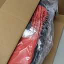 FREESOO Customized Seat Cover for Tesla Model 3 2023 2022 2021 2020 2019 2018 2017, Faux Leather Car Seat Cover Full Set Seat Protector Accessories Black Red