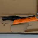 EcoNour 27" Aluminum Ice Scrapers for Car Windshield | Car Snow Scraper Window and Snow Brush with Ergonomic Foam Grip Winter Accessories (Orange)