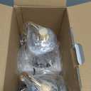 Marycele Candle Warmer Lamps 2 Pack, Electric Wax Warmer Lamp with Timer for Jar Candles, Aesthetic Home Decor, Housewarming Gifts for Women, Adjustable Height Clear