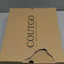 Coutgo Womens Low Kitten Heel Ankle Boots Rhinestone Bow Pointed Toe Side Zipper Dress Fall Booties Shoes (9.5, Black)