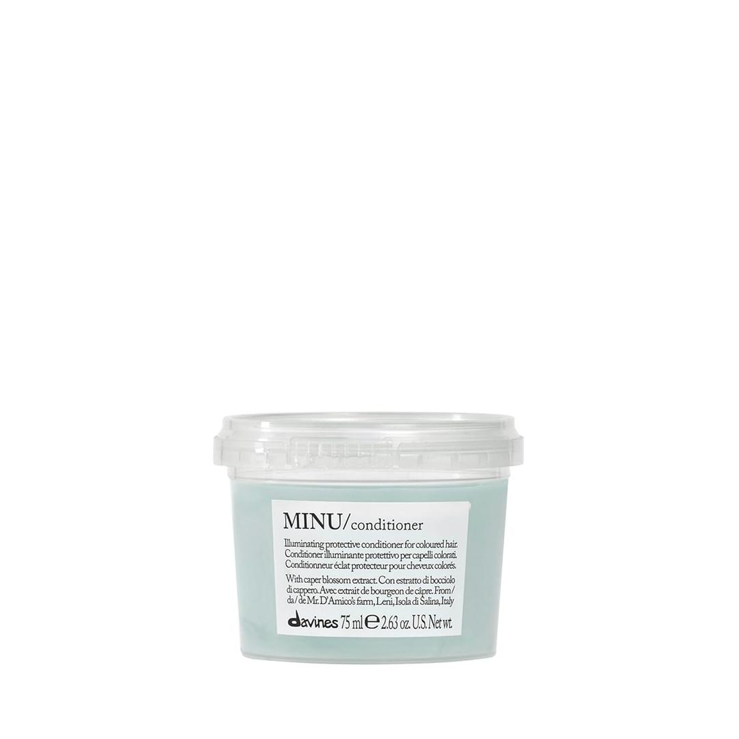 Davines MINU Conditioner, Protect And Condition Color Treated Hair, Add Shine And Detangle (2.5 Fl Oz (Pack of 1))