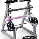 YUMMIS Squat Rack Pen Holder, Barbell Gym Pen Holder Fun Desktop Accessories for Office Desk Mini Pen Organizer Unique for All Fitness Enthusiasts and Weightlifting Fans Pencil Holders for Funny Gift