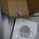 Dryer Vent Wall Plate with Quick Connect & Disconnect, Twist Lock Dryer Vent Connector Kit, 4 Inch Dryer Duct Connector Flange, for Wall Exhaust Vent, Ceiling or Warmhouse Air Circulation