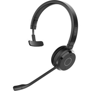Jabra Evolve 65 TE (Third Edition) Wireless Single-Ear Headphones - Noise-Canceling Mic, 16 hrs Battery Life, Dual Connectivity, Works with All UC Platforms Like Zoom & Google Meet, Black