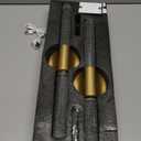 Peel and Stick on Wall Sconce set of 2, No Drill Gold Wireless Magnetic Battery Operated Wall Lights with Remote & Touch Control, Dimmable Cordless Wall Lamps for Bedroom Living Room Bathroom Decor