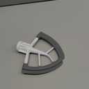 Flex Edge Beater for KitchenAid Tilt-Head Stand Mixer, 4.5-5 Quart Flat Beater Paddle with Flexible Silicone Edges Bowl Scraper, White