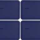 Pyrex 7211-PC (6-Cup) Blue Replacement Lids (4-Pack) - Made in USA