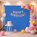 10x10FT Royal Blue Screen Backdrop for Photography, Solid Blue Photo Background for Party Portrait Photoshoots Booth Video Studio